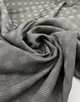 Printed jacquard of silk and polyester soft and smooth