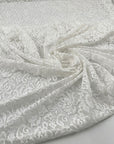 Soft polyester stretch lace