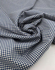 Lightweight, soft cotton fabric with plaid pattern. Picked up in Stock from a Maison de Couture in Italy. High quality deadstock fabric.