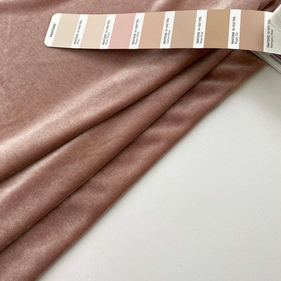 Beige polyester chenille