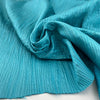 Jacquard of polyester and cotton with irregular weave stretch shiny