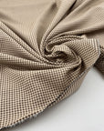 Stretch yarn-dyed jacquard in viscose with regular pattern