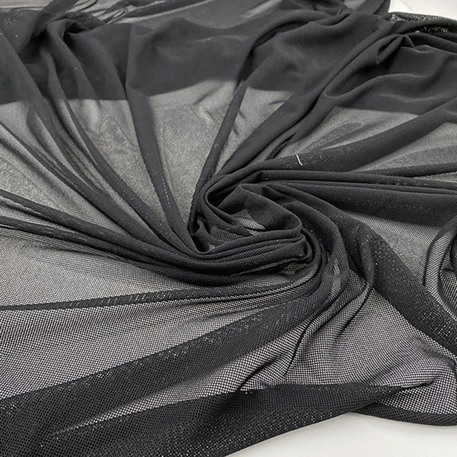 Soft bistretch stretch mesh