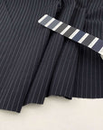 Fresh pure wool pinstripe yarn dyed