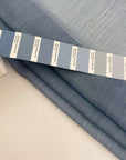 Light blue solid color heavy silk georgette