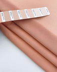 Flowing and falling transparent silk georgette in pink solid color
