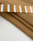 Solid color beige silk georgette