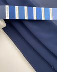 Solid Blue Silk Georgette