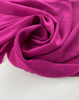 Solid purple silk crepe de chine