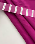 Solid purple silk crepe de chine