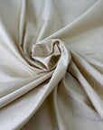 Beige Pure Silk Mikado