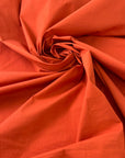 Orange Stretch Cotton Gabardine