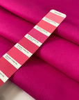 Soft and warm wool and polyester coating in vibrant fuchsia. Perfect for creating stylish coats and jackets.High-quality deadstock collected in Stock from a Maison de Couture in Italy.