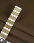 Green worked viscose cady falling and slightly elastic. High-quality deadstock fabric collected in Stock from a Maison de Couture in Italy. 