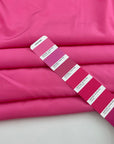 Pink pure silk with friselline backing, soft and non-stretch. High-quality deadstock collected in Stock from a Maison de Couture in Italy.