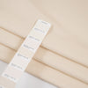 Jersey piquet viscose and poliammide punto Milano beige and heavy. High-quality deadstock fabric collected in Stock from a Maison de Couture in Italy.  Jersey piquet viscose and poliammide punto Milano beige and heavy. High-quality deadstock fabric collected in Stock from a Maison de Couture in Italy. 