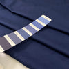 Cottone popeline with texture in medium blue very soft and light. High-quality deadstock fabric by the meter collected in Stock from a Maison de Couture in Italy. Cottone popeline with texture in medium blue very soft and light. High-quality deadstock fabric by the meter collected in Stock from a Maison de Couture in Italy.