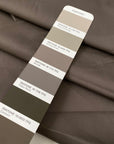 Double-face stretch cotton satin with brindle on one side and taupe gray on the other. Soft, elegant, and structured. Ideal for trousers, skirts, dresses, and light jackets.
High-quality deadstock collected in Stock from a Maison de Couture in Italy.