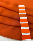 Orange Viscose Chiffon