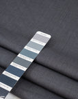 Light pure wool dark gray falling fabric. High-quality deadstock collected in Stock from a Maison de Couture in Italy.
