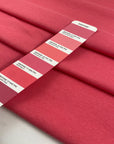 Pure cotton sweatshirt in pink color reference Strawberry Pink. Very soft and light, ideal for trousers, sweatshirts, dresses, and skirts. High-quality deadstock collected in Stock from a Maison de Couture in Italy.