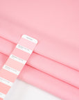 Pink falling cotton plain pique - High quality deadstock