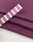 Bordeaux strucutured pure wool cloth. High quality deadstock fabric.