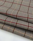 Gabardine wool prince of wales muticolor