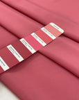 Silk and acetate crepe de chine in dark pink, very light and soft. High-quality deadstock fabric by the meter collected in Stock from a Maison de Couture in Italy.