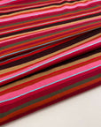 Multicolored striped cotton sweater