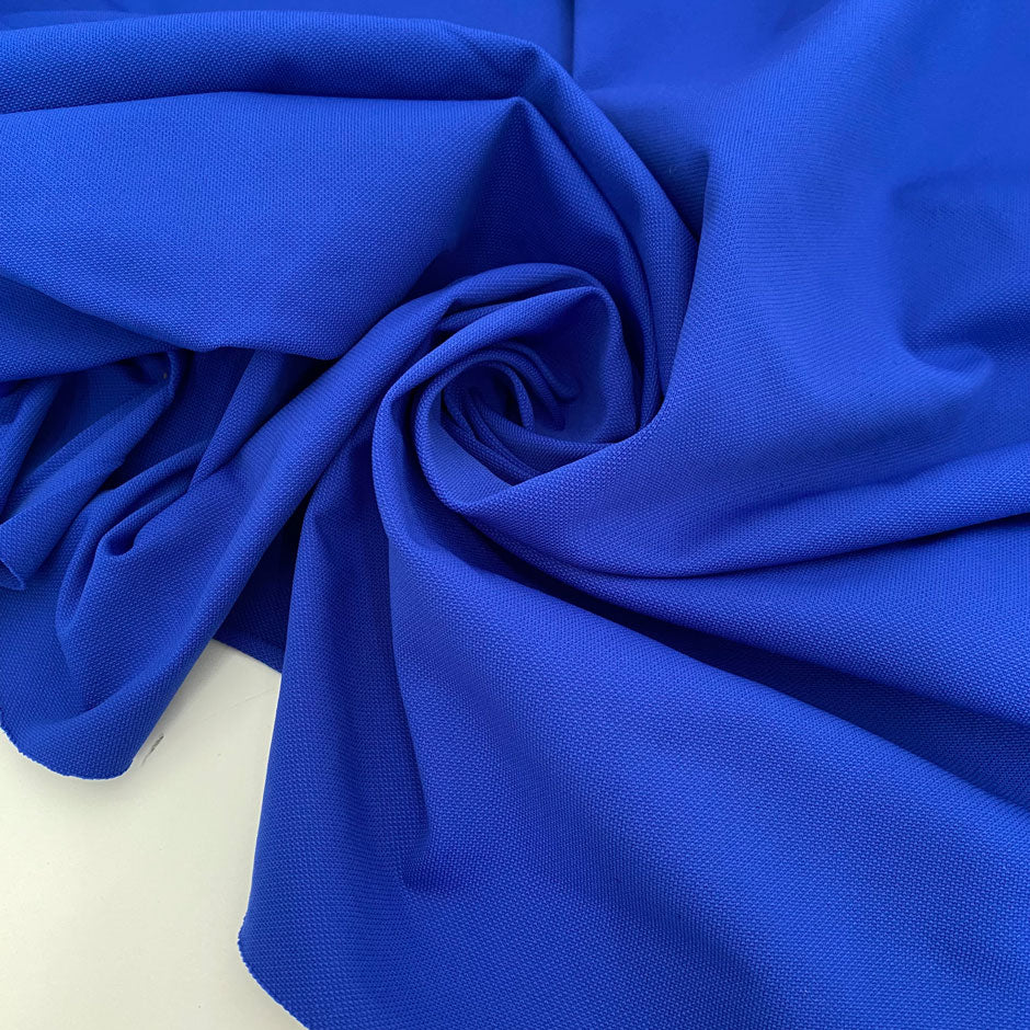 Textured Stretch Polyester Lycra In Lapis Blue – EVA re-source