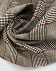 Gabardine wool prince of wales muticolor