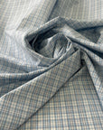 Checked Cotton And Polyester Taffeta'