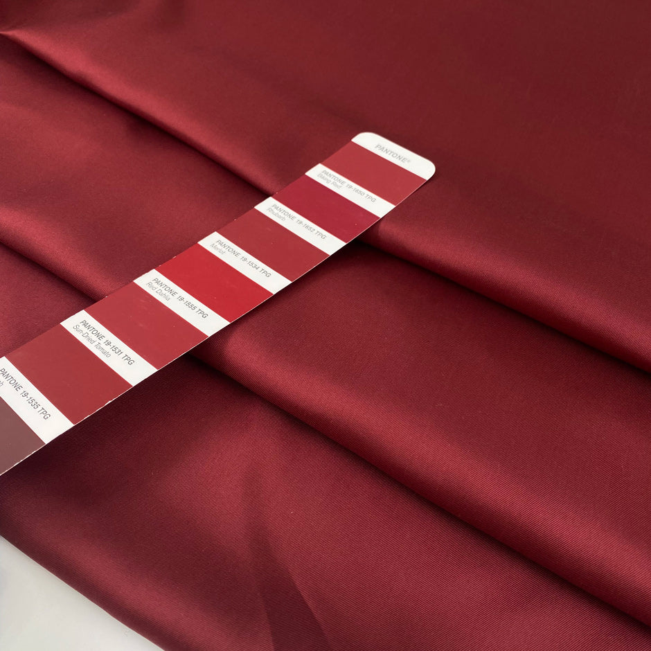 Twill Silk Dark Red – EVA re-source