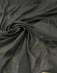 Black Viscose And Cotton Gauze