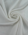White viscose crepe sable not transparent and not stretch. High-quality deadstock collected in Stock from a Maison de Couture in Italy.