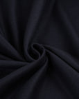 Soft blue virgin wool blend cloth coat tending to purple. High quality deadstock fabric.