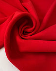 Heavy yet soft wool double crêpe in rich red. Ideal for light coats, jackets, dresses, and skirts.
High-quality deadstock collected in Stock from a Maison de Couture in Italy.