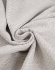 Alpaca and virgin hairy white selvedge wool fabric. High-quality deadstock fabric collected in Stock from a Maison de Couture in Italy.