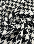 Black And White Houndstooth Tweed