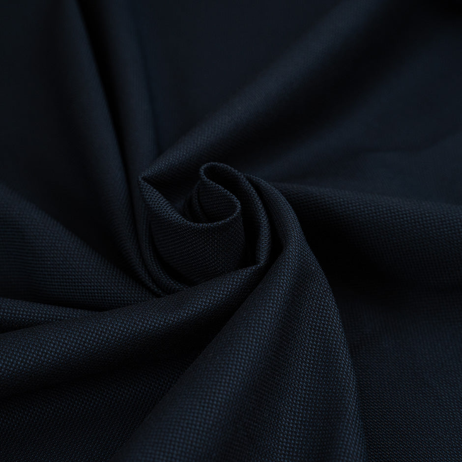 Blue leno weave fabric with an airy, open structure—ideal for summer layers, sheer garments, and breezy designs. High-quality deadstock collected in Stock from a Maison de Couture in Italy.