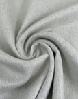 White Short Hair Wool Coat