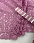 Soft cotton and polyester lace rebrode