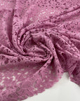 Soft cotton and polyester lace rebrode