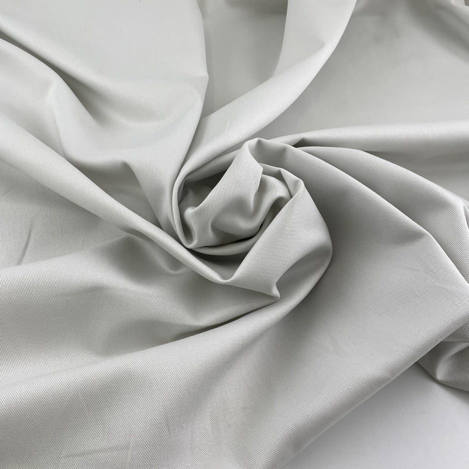 firm and structured cotton gabardine