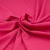 Soft and comfort silk crepe fabric in fuchsia. High quality deadstock fabric