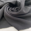 Silk acetate blend crêpe de chine fabric soft and falling. High quality deadstock fabric.