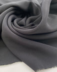 Silk acetate blend crêpe de chine fabric soft and falling. High quality deadstock fabric.