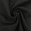 Black heavy punto milano jersey, stretch, soft. High-quality deadstock collected in Stock from a Maison de Couture in Italy.