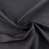Black structured cotton denim and non-stretch. Perfect for jackets. High-quality deadstock collected in Stock from a Maison de Couture in Italy.